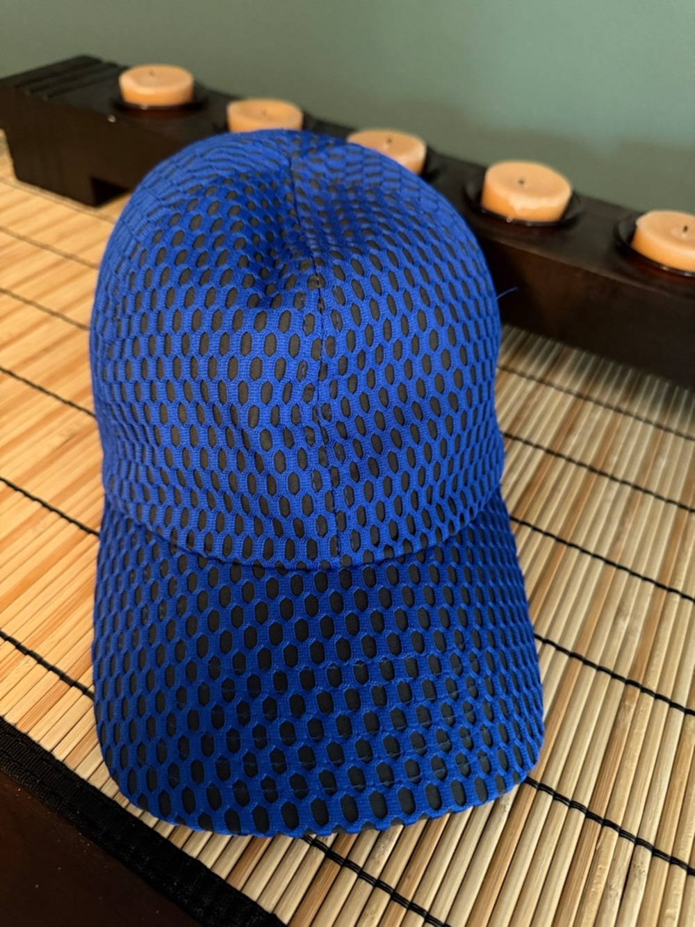 Athleta Royal Blue Mesh Performance Baseball Cap